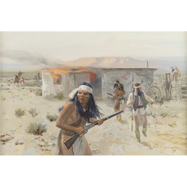 Carl Hantman, oil on canvas