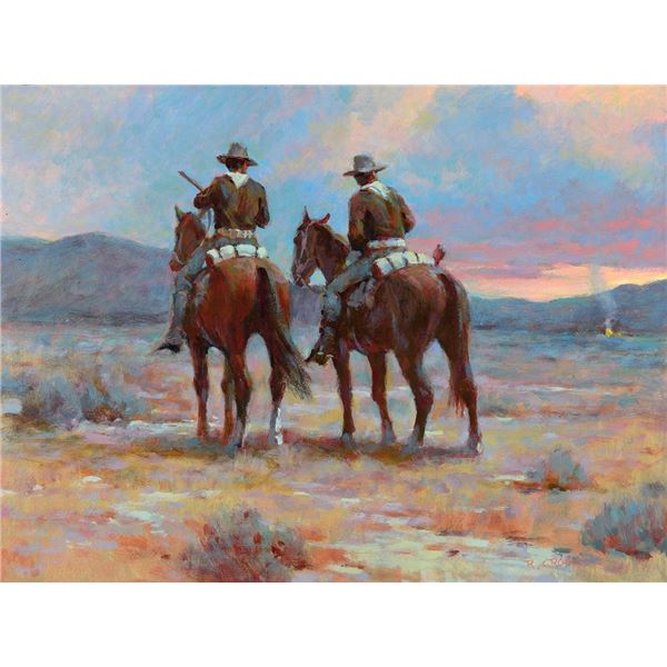 Ronald Crooks, oil on board