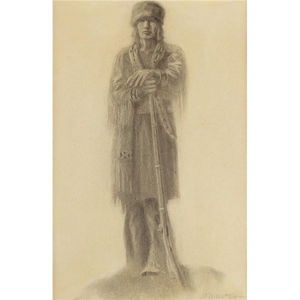 J.K. Ralston, charcoal