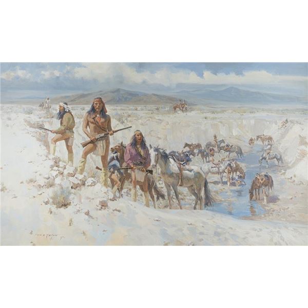 Carl Hantman, oil on canvas