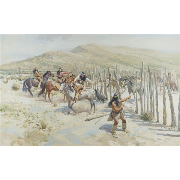 Carl Hantman, oil on canvas