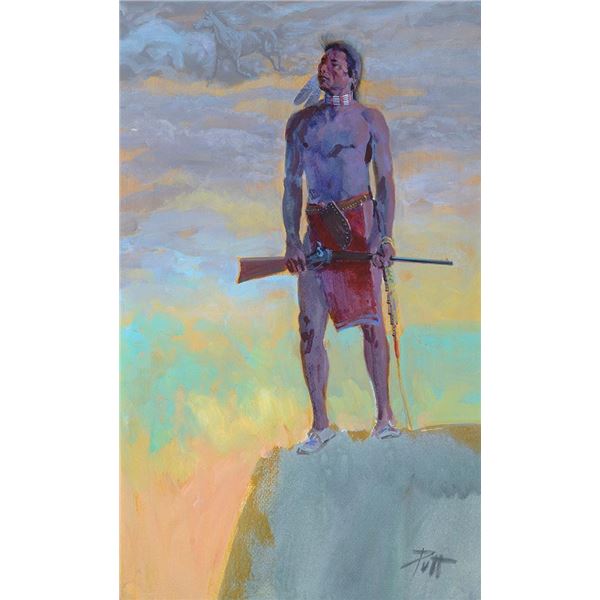 Putt Putnam, gouache