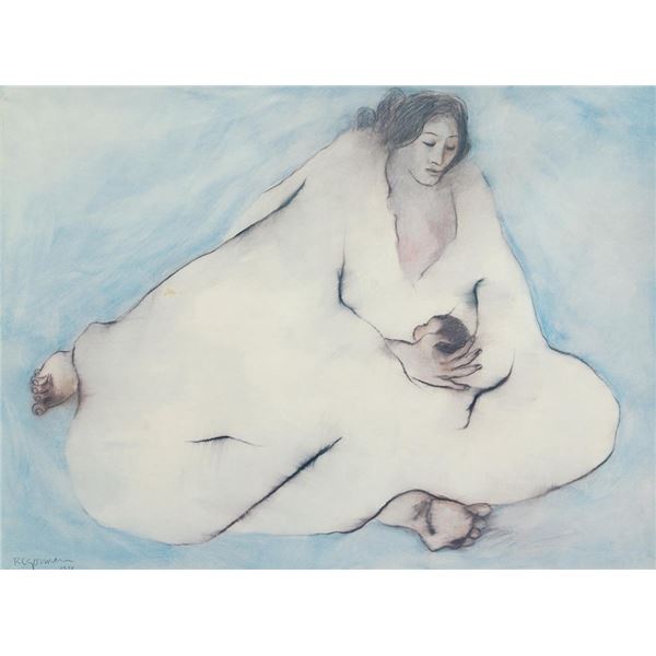 R.C. Gorman, mixed media