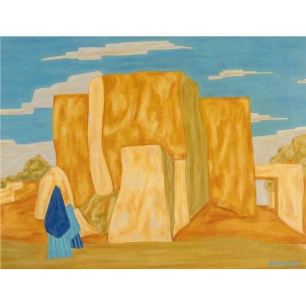 Emil Bisttram, pastel