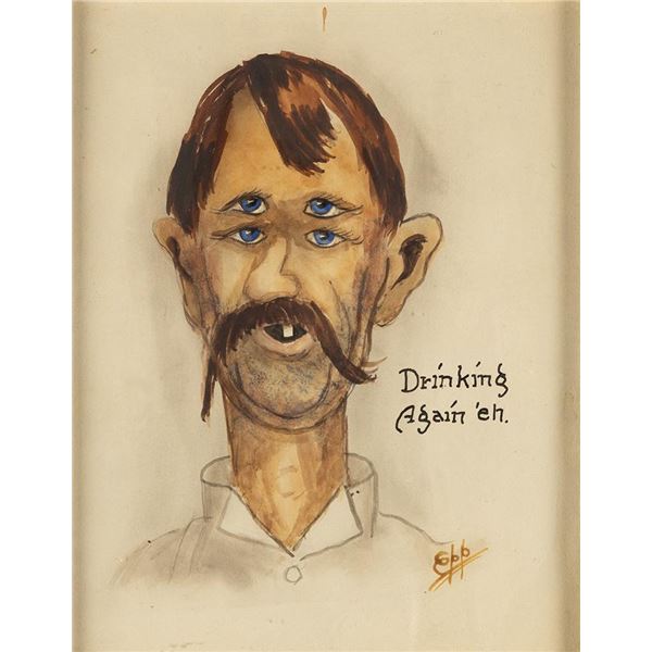 Edmund "Epp" Carstensen, watercolor