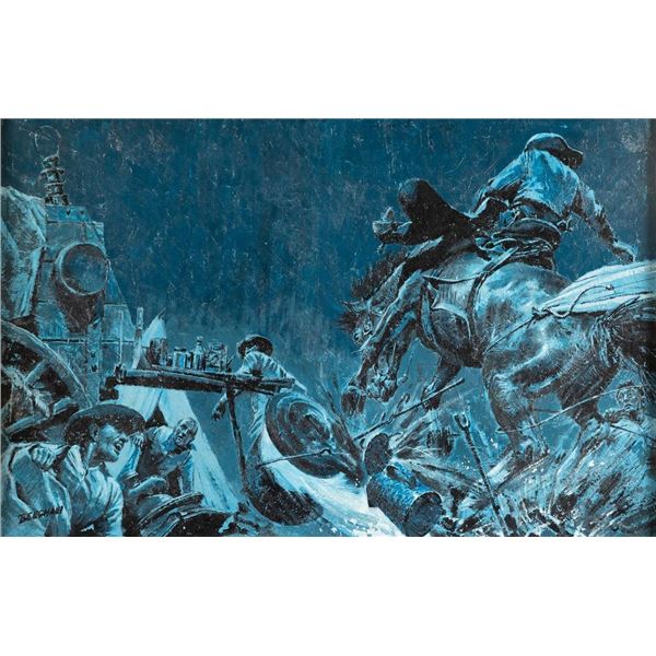 Tom Beecham, oil on board