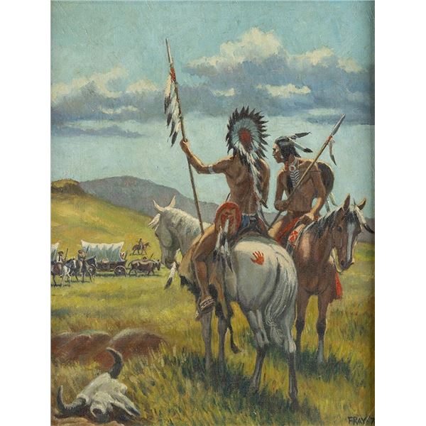 C.K. Fray, oil on canvasboard