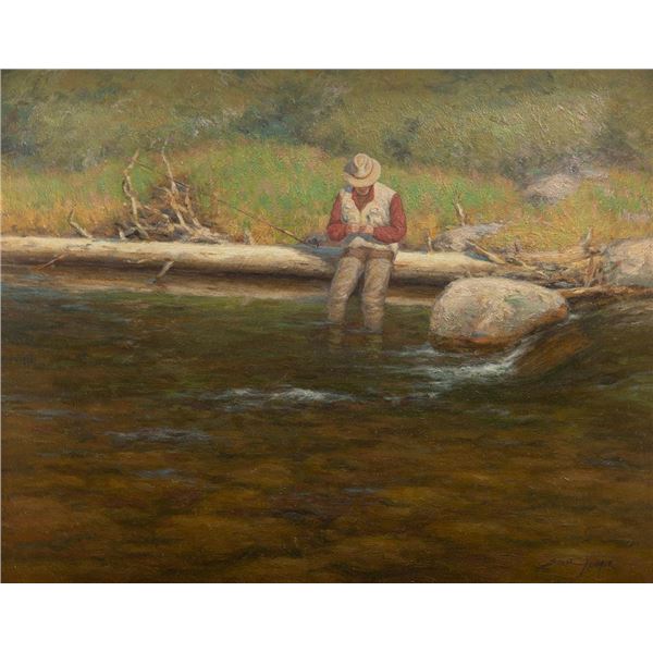 Scott Yeager, oil on board