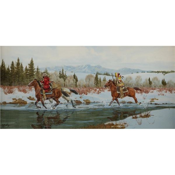 Ron Stewart, gouache