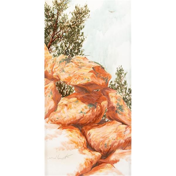 Dan Garrett, two oils