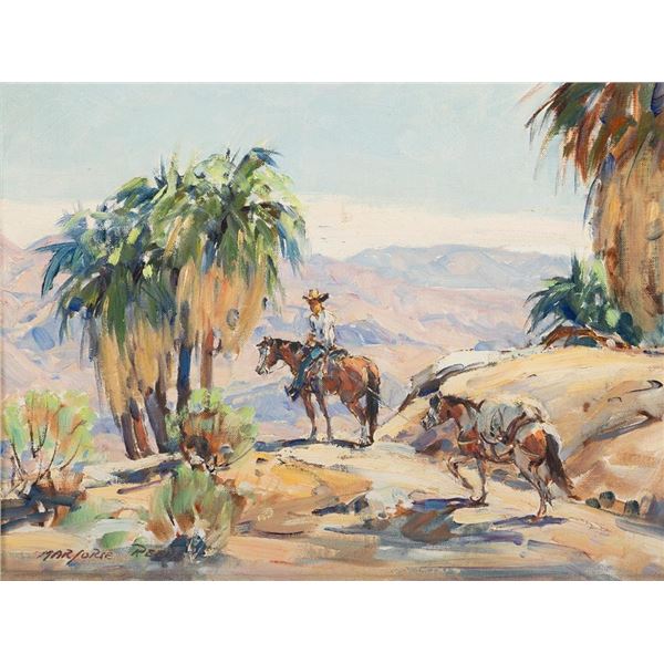 Marjorie Reed, oil on canvasboard