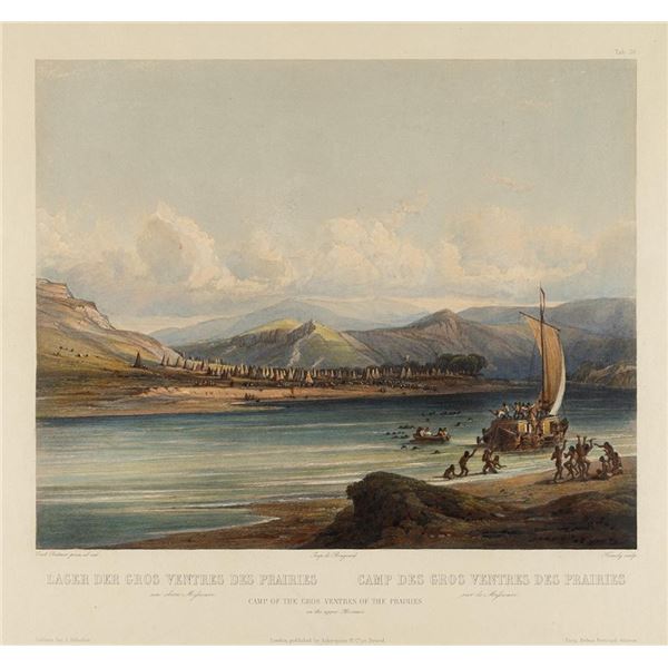 Karl Bodmer, handcolored aquatint