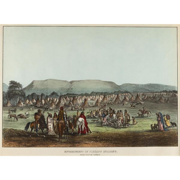 Karl Bodmer, handcolored lithograph