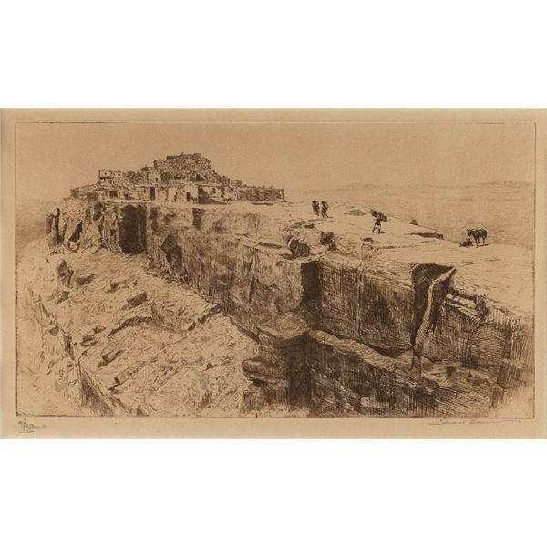 Edward Borein, etching and drypoint