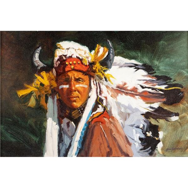 Glen Edwards, oil on canvasboard