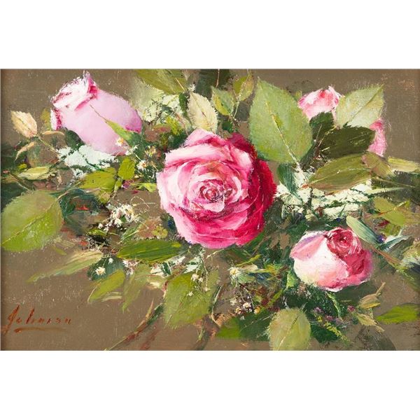 Robert Johnson, oil on linen on board