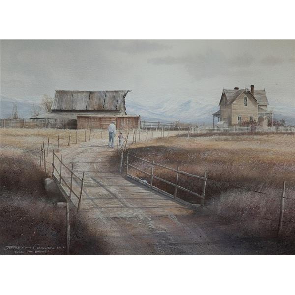 Jeffrey Craven, two gouaches