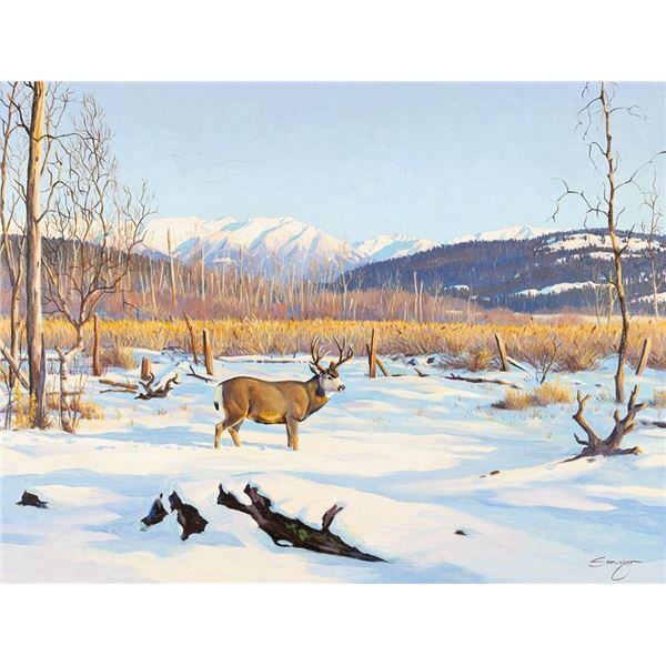 Elmer Sprunger, oil on canvas