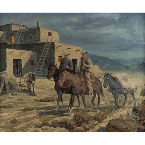 John Paul Strain, oil on canvas