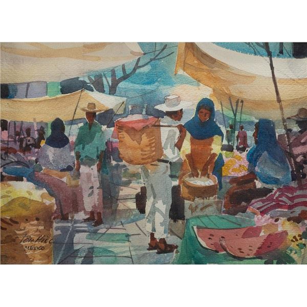 Tom Hill, watercolor