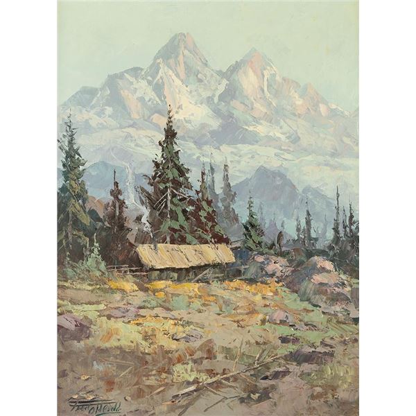 Fred Oldfield, oil on canvas