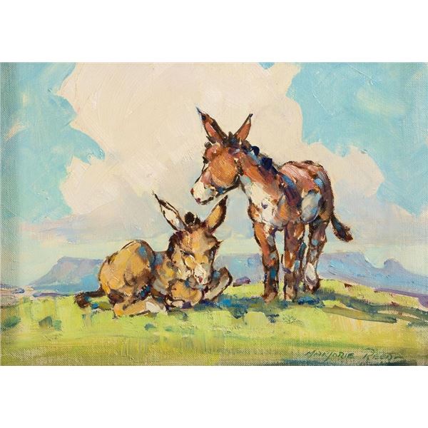 Marjorie Reed, oil on canvasboard