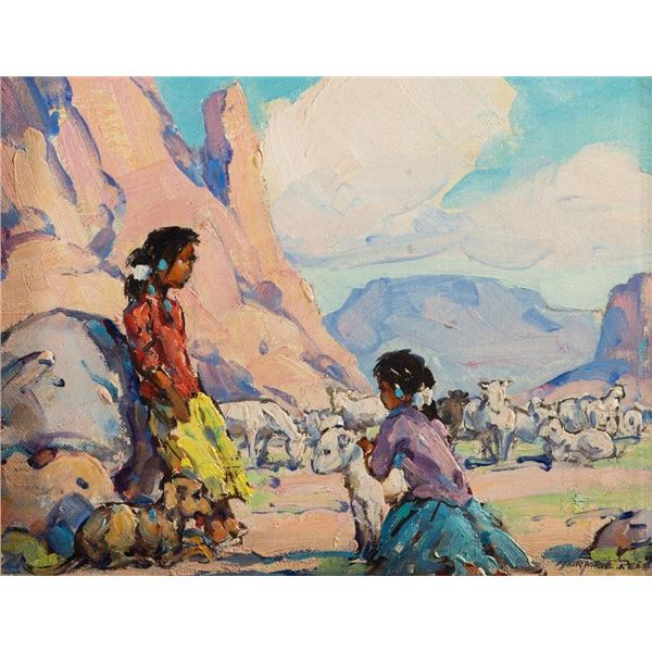 Marjorie Reed, oil on canvasboard