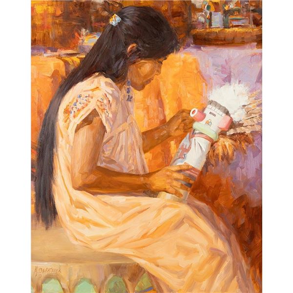 Mike Desatnick, oil on board