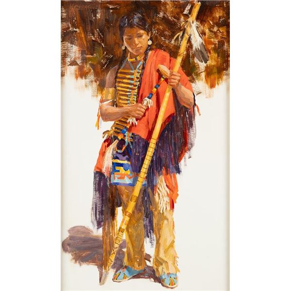 Mike Desatnick, oil on board