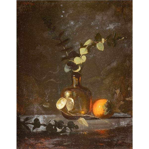 Sherrie McGraw, oil on board