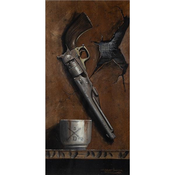 Garnet Buster, watercolor