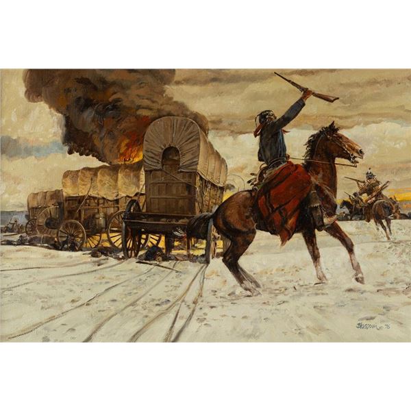 David Blossom, oil on canvas