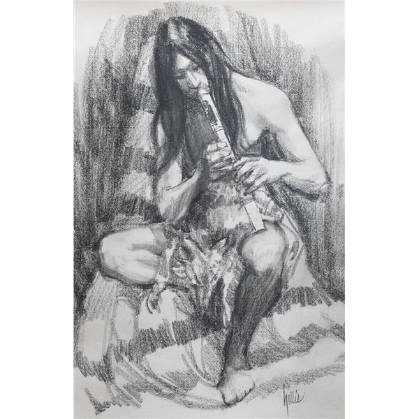 Hollis Williford, charcoal