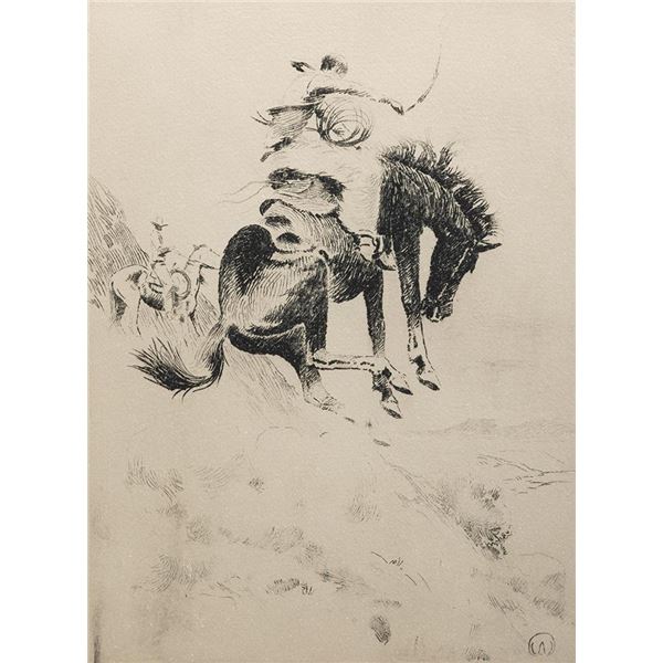 William "Bill" Gollings, etching