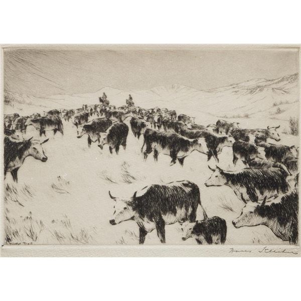 Hans Kleiber, two etchings