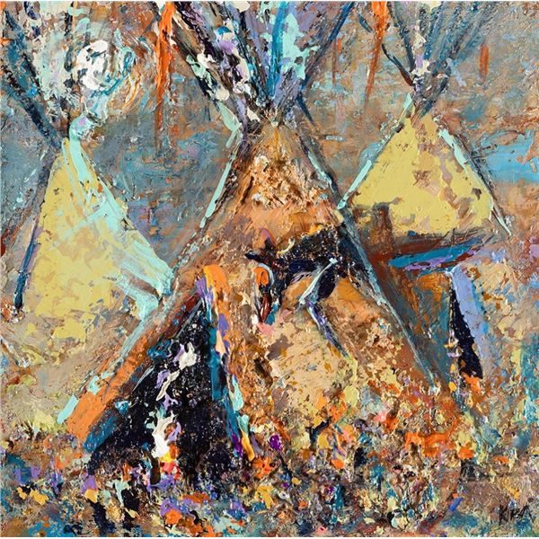 Kira Fercho, oil on panel