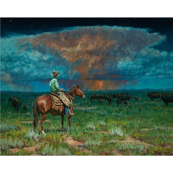 Tobias E. Sauer, oil on canvas