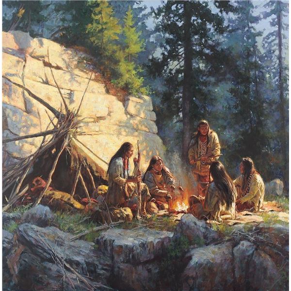 Don Oelze, oil on canvas