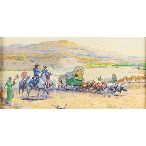 J.K. Ralston, oil on canvas