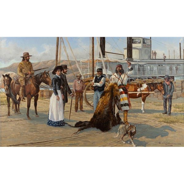 Robert F. Morgan, oil on canvas