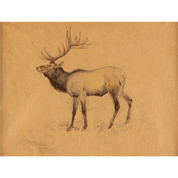 Charles M. Russell, mixed media