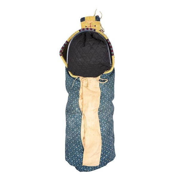 Sioux Beaded Soft Cradle, 30" x 9" x 8"