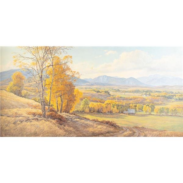 Clyde Aspevig, oil on canvas