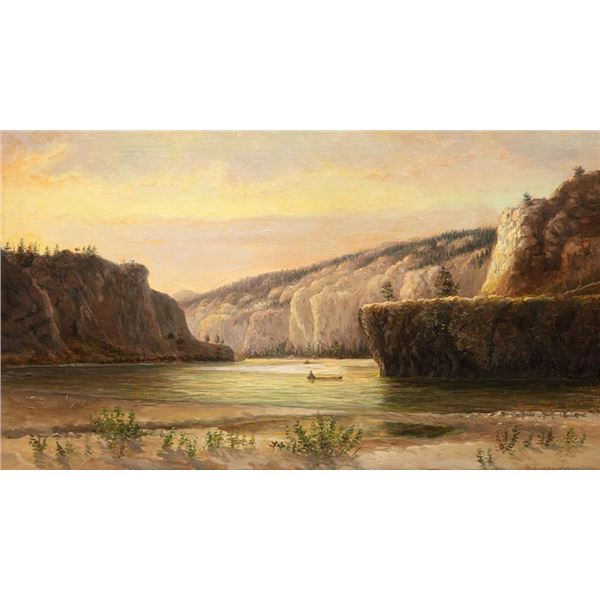 Ralph DeCamp, oil on board