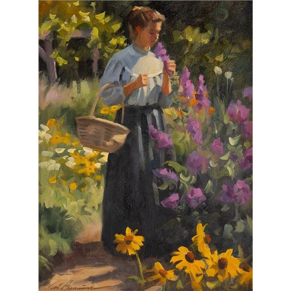 Tom Browning, oil on board