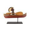 Image 1 : Canoe Whirligig, 9" x 13" x 6.75"