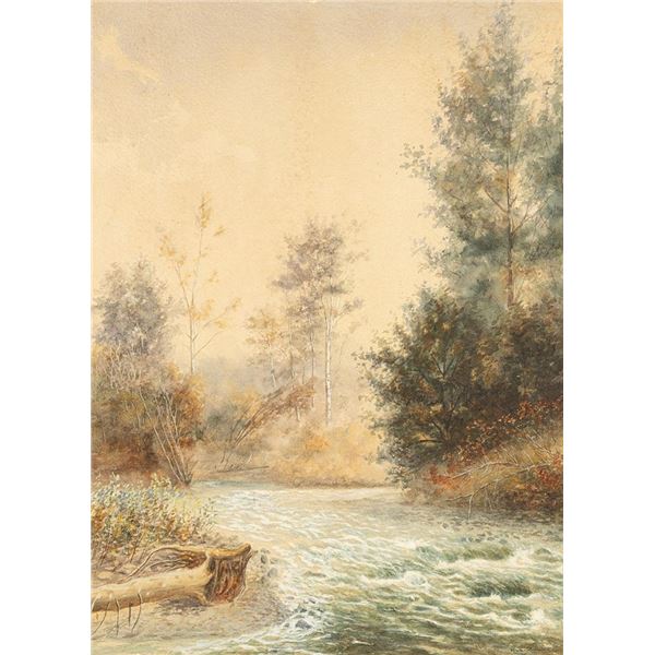 Ralph DeCamp, watercolor