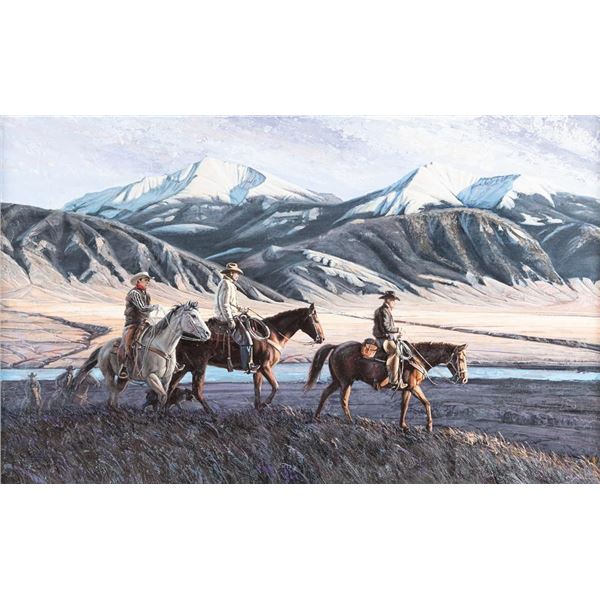 Larry Zabel, oil on board