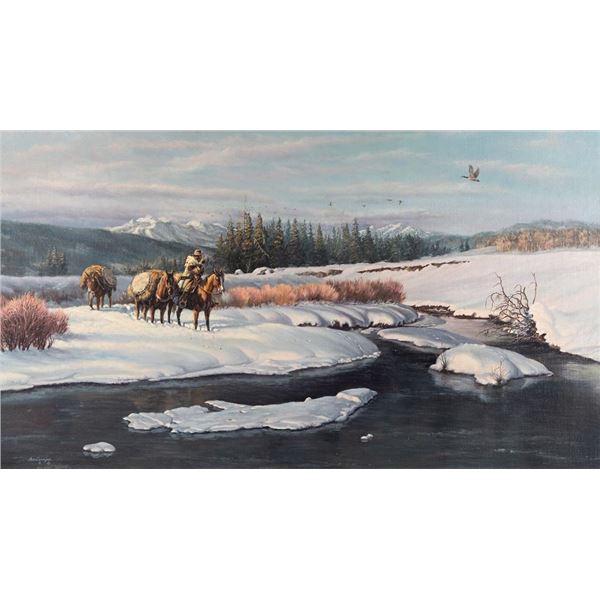 Steve Devenyns, oil on board