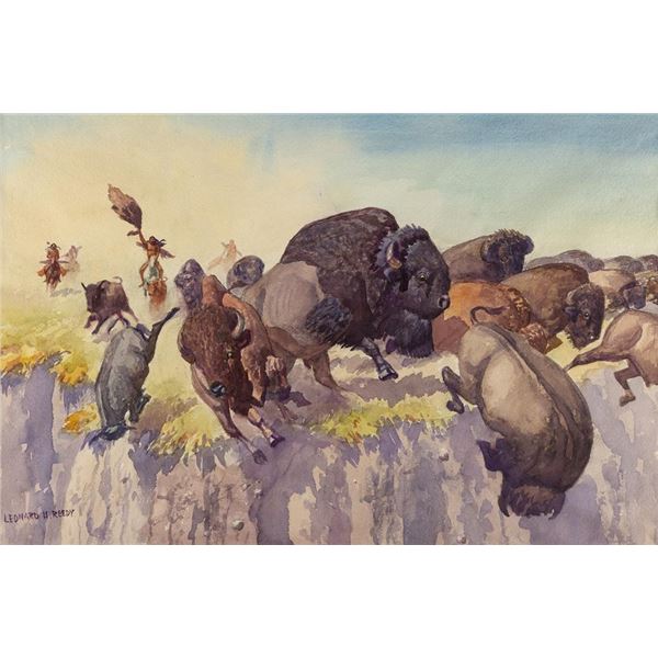 Leonard H. Reedy, watercolor